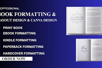 design hardcover formatting paperback formatting layout design acx, kindle cover