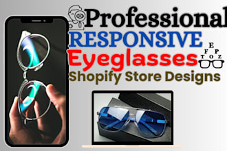 design an eye glasses website google shopify store glasses dropshipping website