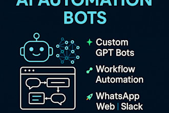do end to end ai automation build, train and deploy bots