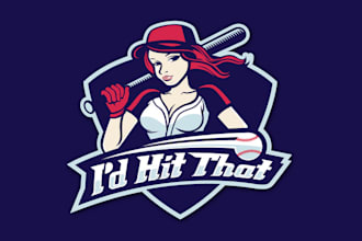 design fun sexy softball logo