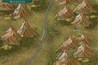 create professional custom fantasy maps for dnd, writers, and games