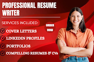 create a professional resume, CV, cover letter, linkedin, and portfolio design