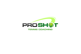design looking tennis coaching business logo
