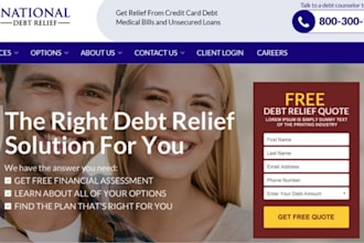 generate hot debt relief leads debt consolidation leads debt settlement website
