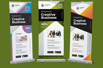 do rollup banner signage booth design trade show banner billboard