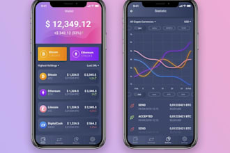 develop crypto exchange website, crypto wallet app, dex, p2p, futures trading