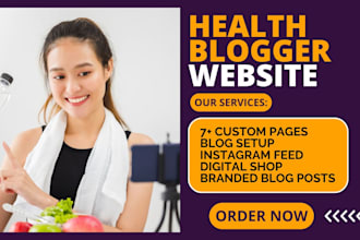 design health and wellness bloggers fitness yoga spirituality wordpress website