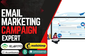 do email marketing campaigns on acumbamail, brevo, omnisend, mailchimp, klaviyo