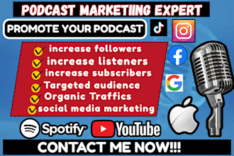 help you grow your podcast marketing, podcast editing and virtual event planning