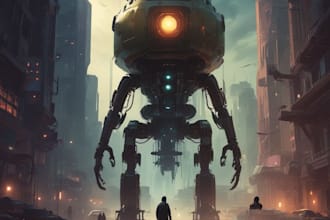 create star wars and sci fi illustration