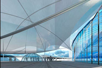 3d airport design,environment rendering,art gallery,3d map design,lumion render