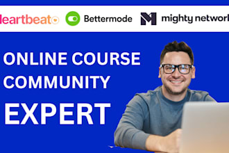 setup heartbeat community bettermode community mighty network online course
