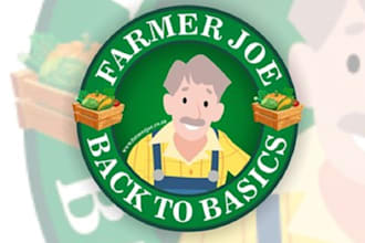 design wonderful mascot agriculture farmer logo