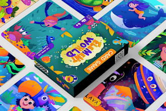 do custom playing card design card box card game template design card box design