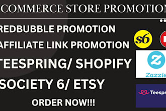 promote redbubble, teespring, etsy,society6, zazzle with pinterest marketing