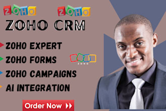 set up zoho crm, zoho commerce, zoho site, zoho recruit, zoho landing pag