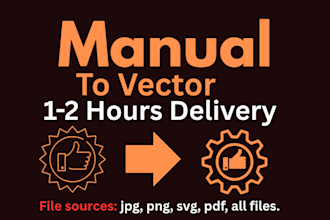 do vector tracing, manually vectorize logo in adobe illustrator