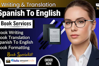 write, format, proofread and translate spanish to english