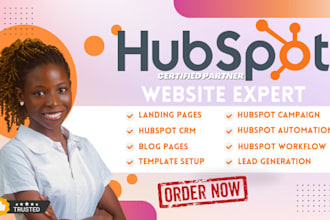 setup hubspot crm, do hubspot landing page, hubspot website, hubspot expert