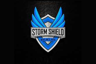 design best motorbike skiing logo