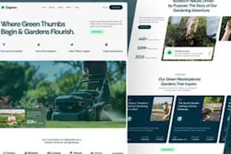 landscaping website lawn care website gardening website agriculture website