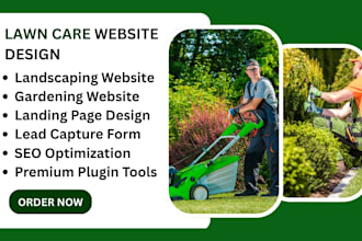 landscaping website lawn care website gardening website agriculture website