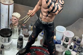 3dminiature printing,resin 3d print,pla print,filament print,print action figure