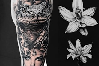 create stunning custom realism tattoo sleeves