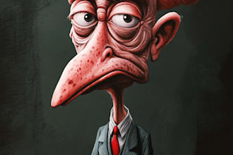 draw satire, editorial or political cartoons for you