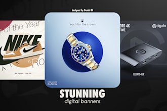 create digital ad banners promoting your brand