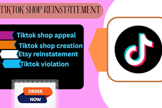 reinstate your tiktok shop, shop creation etsy reinstatement tiktok violation