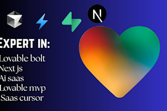 build complete lovable ai bolt new next js ai saas lovable mvp saas cursor ai