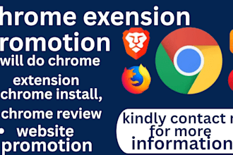 do chrome extension promotion to boost chrome download and browser extension