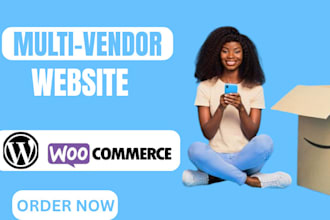 develop multi vendor website and wordpress ecommerce store