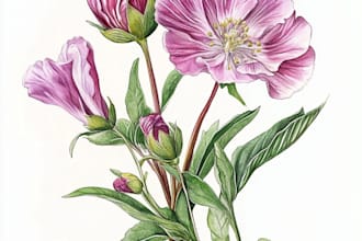 draw high quality animal, insect, and botanical art