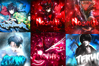create professional looking anime pfp in gfx style