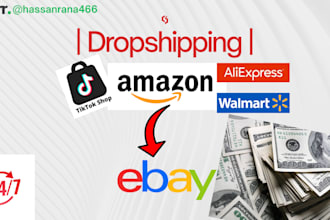 do amazon to ebay dropshipping listings