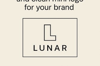 design a simple and clean mini logo for your brand
