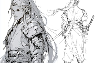 character sketch fantasy art illustration