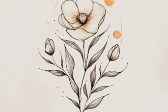 create minimalist tattoo design