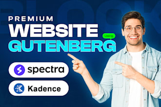 redesign your website using kadence blocks pro, gutenberg, and spectra blocks