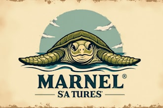 design modern sea turtle logo with unique new concepts