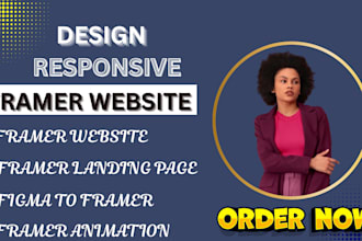 design framer website, framer landing page, figma to framer, duda, webador, wix