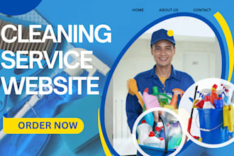 build cleaning service website, house, office cleaning, booking koala website