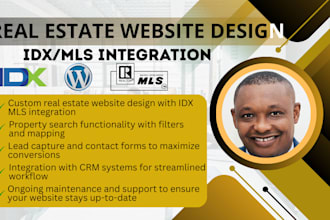 build real estate website with idx mls integration for agent, investor, broker
