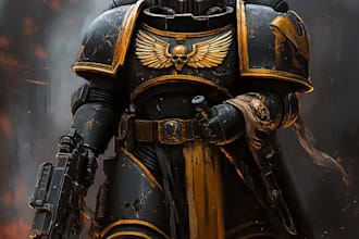 draw your favourite warhammer character
