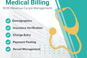 do medical billing, insurance verification, payment posting