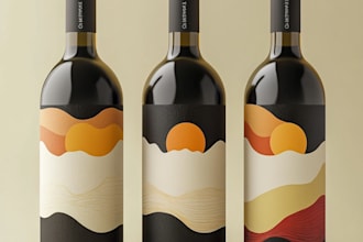 be your bottle label design and product packaging designer