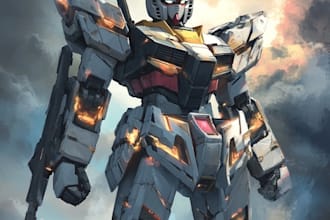 draw gundam, transformer, robot, armor, mecha