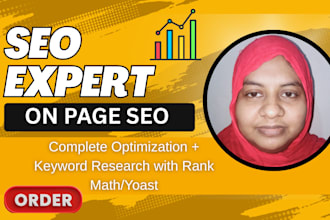 do wordpress on page SEO with keyword research